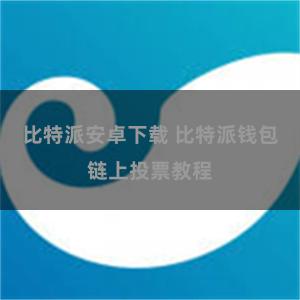 比特派安卓下载 比特派钱包链上投票教程