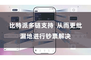 比特派多链支持 从而更纰漏地进行钞票解决