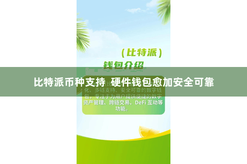 比特派币种支持  硬件钱包愈加安全可靠