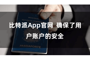比特派App官网  确保了用户账户的安全